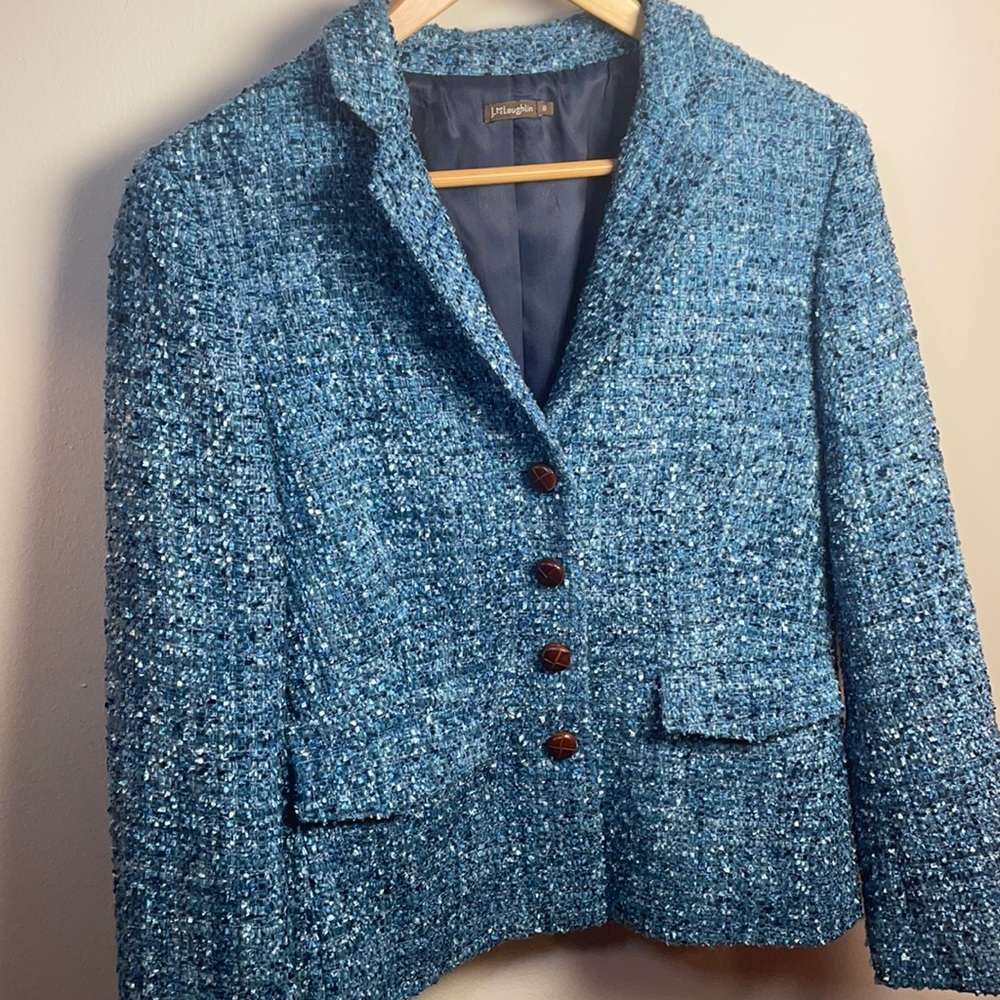 J McLaughlin Jacket Small Blue women’s